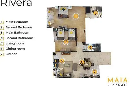 Apartment Rivera Maiahome-hermoso En Polanco Cerca Antara - 2br 2bt